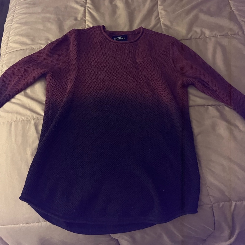 Red and Black Hollister Long Sleeve